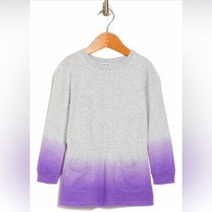 Splendid Kids Ombre Dip Dye Sweatshirt Dress size 8 NWT